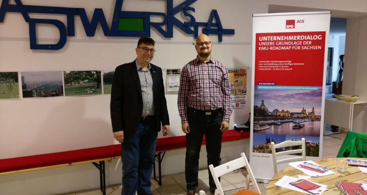 Unternehmerstammtisch in der Stadtwerkstatt in Kamenz